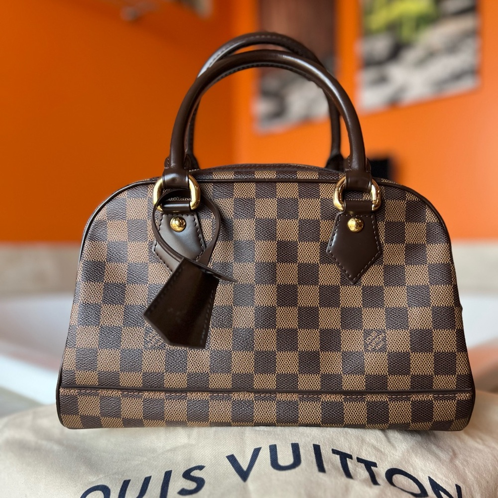 Louis Vuitton Damier Ebene Duomo Top Handle Bag